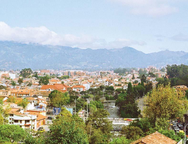 Foreign country landscape