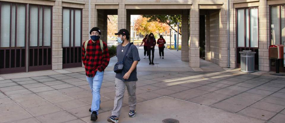 Students on Campus