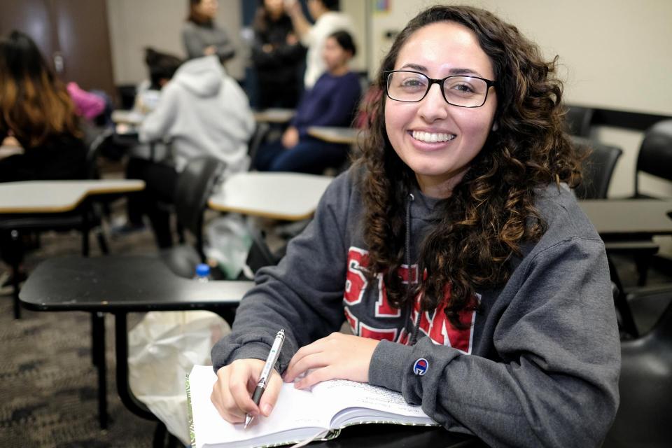 Female Student smiling