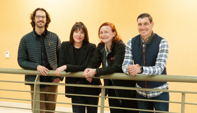 Jake Weigel, Kari Knutson Miller, Kris Roney and Adam Devitt make up Stanislaus State's EPIIC team.